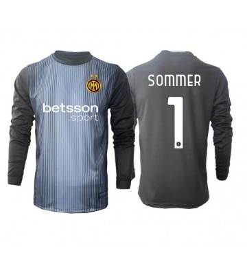 Inter Milan Yann Sommer #1 Brankářské Domácí Dres 2025-26 Dlouhý Rukáv